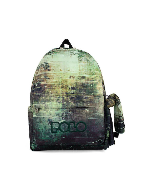 Polo School Backpack for Junior High-High School with Water Bottle Holder Degrade Camo 20L 30 x 21 x 42cm
