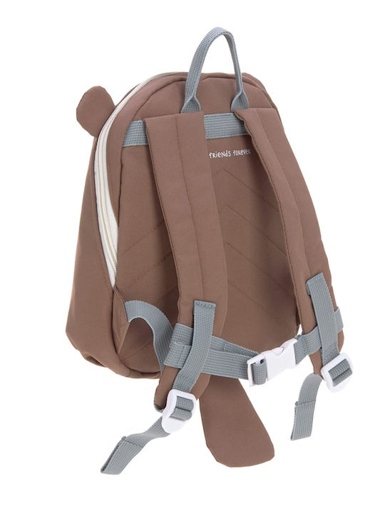 Laessig About Friends Beaver School Backpack Kindergarten Brown 20 x 9.5 x 24 cm