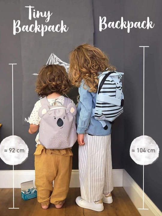 Laessig About Friends School Backpack Kindergarten Grey 20 x 9.5 x 24cm