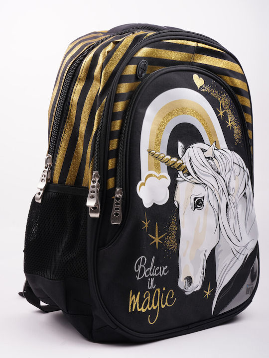 No Fear Schulranzen Rucksack Grundschule Grün mit Flaschenhalter 30Liter