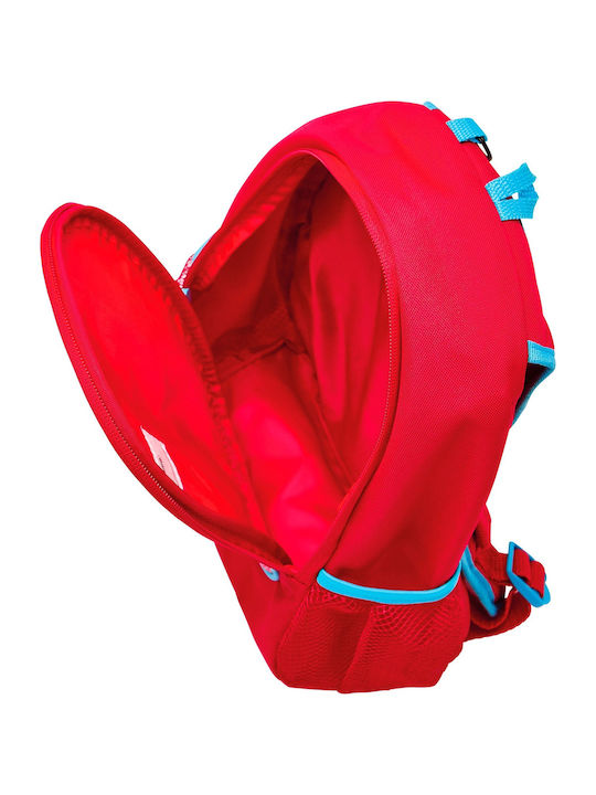 Herlitz School Bag Backpack Kindergarten Red with Water Bottle Holder 6.5Liters