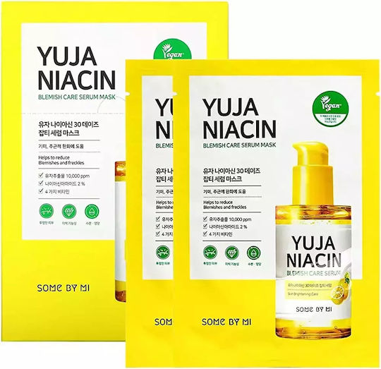 Some By Mi Yuja Niacin Μάσκα Ομορφιάς Προσώπου Με Νιασιναμίδη