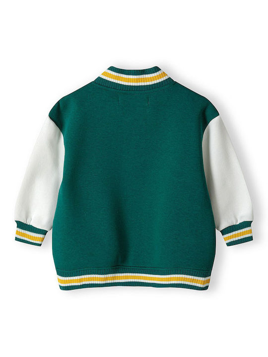 Minoti Boys Cardigan with Buttons Green