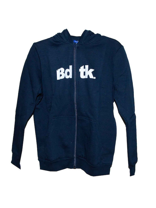 BodyTalk Boys Hooded Sweatshirt with Zipper Blue