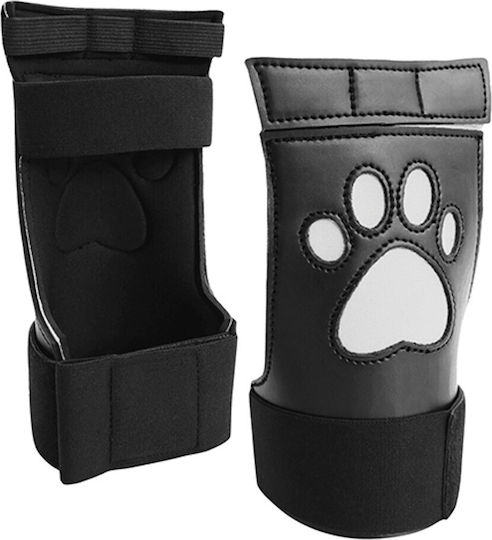 Shots Neoprene Puppy Paw Sexy Γάντια Μαύρα