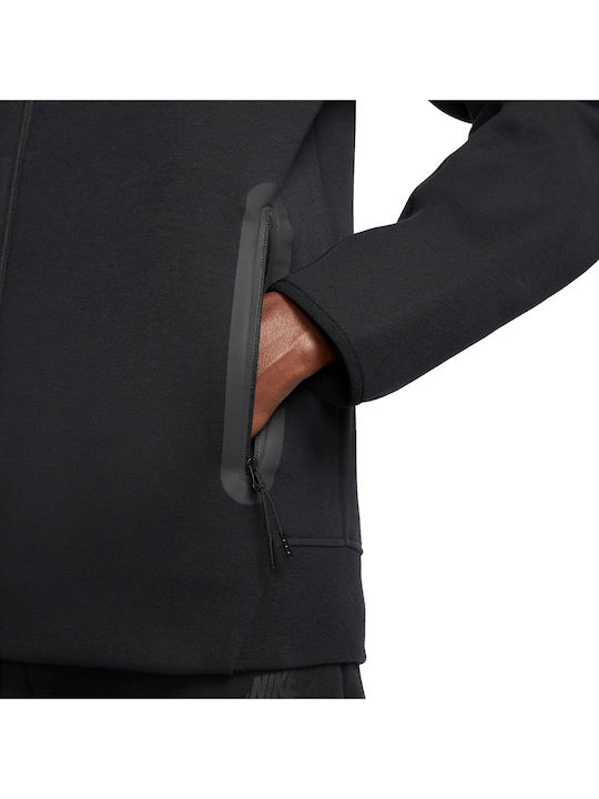Tech Fleece Windrunner Hoodie Jacket Black