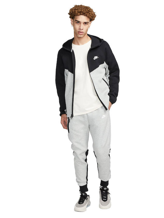 Tech Fleece Windrunner Cardigan With Gray Hood