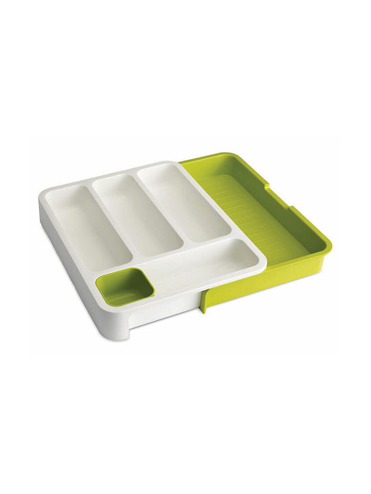 Besteckeinsatz für Schublade Aufklappbar Kunststoff 36x28x5,5 cm