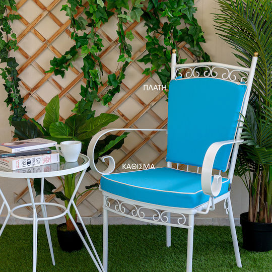 Be Comfy Perne Pentru Scaune De Grădină Albastru Deschis 42x42cm