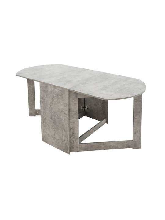 Nadine Table Dining Room Extendable Wooden Antique Grey 160(+43)x80x76.5cm