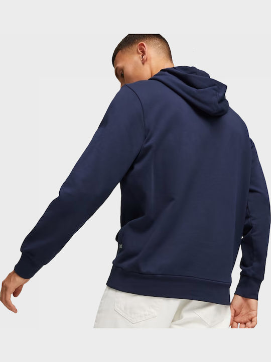 PUMA Better Essentials Φούτερ Μπλε με Κουκούλα