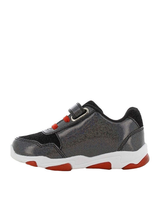 Mickey Mouse Kids Sneakers Anatomic with Scratch & Lights Black