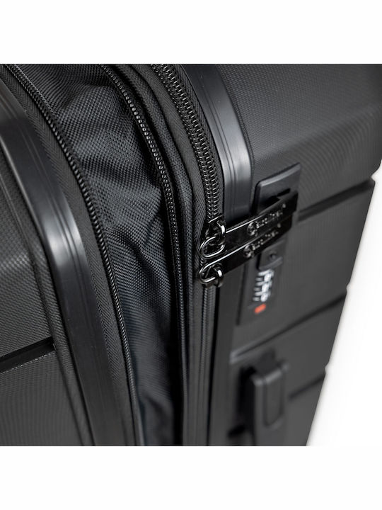 Cardinal Elusive Medium Hard Black Suitcase With 4 Wheels Height 69cm