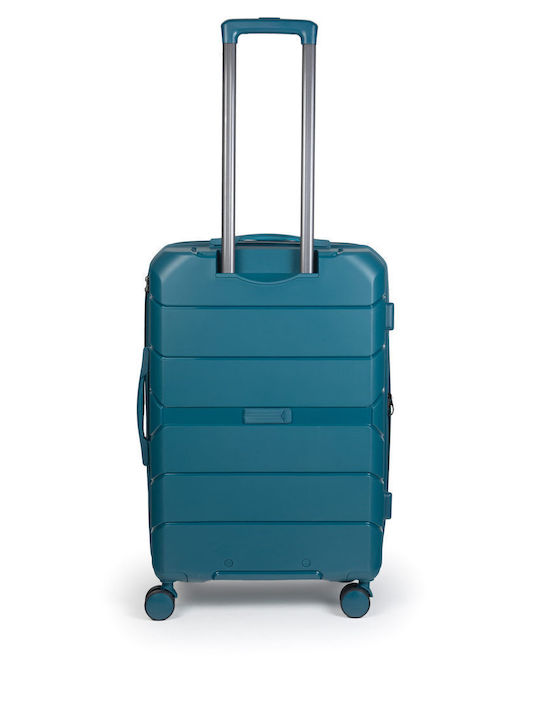 Cardinal Elusive Hard Petrol Suitcases Max Height 69cm With 4 Wheels Set 3pcs