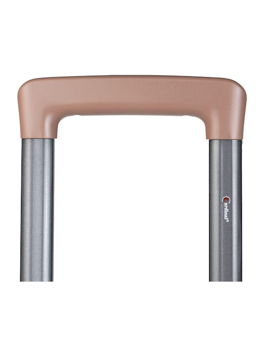 Cardinal Elusive Valize De Călătorie Sclere Rose Gold De Înălțime Maximă 58cm Cu 4 Roți Set 2 Buc