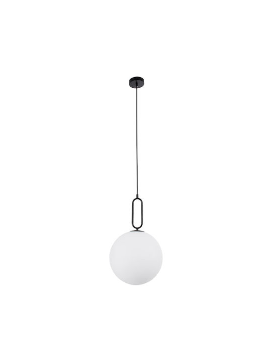 GloboStar Pendant Light Suspension Ball for Socket E27 Black