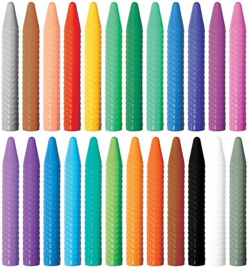 Haku Yoka Spiral Crayons Set 24 Colours