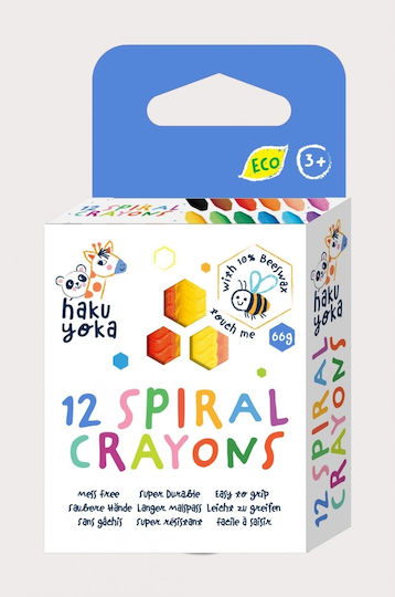 Spiral Crayons Set 12 Colours