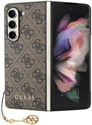 Guess 4G Charms Back Cover Brown (Galaxy Z Fold5)