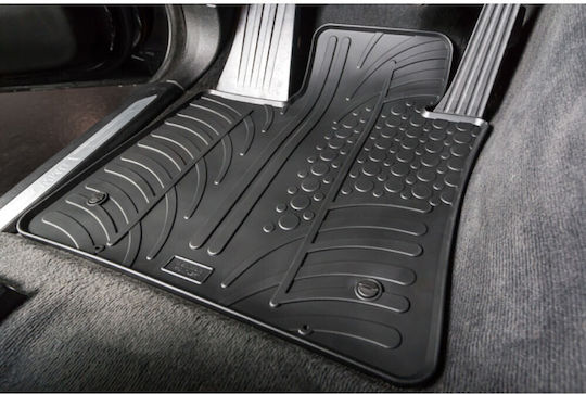 Gledring Set of Front and Rear Mats 3pcs for Opel Vivaro Renault Trafic 2014-2019 Black