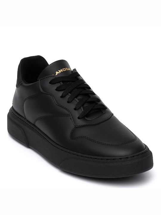 Perlamoda Herren Sneakers Schwarz