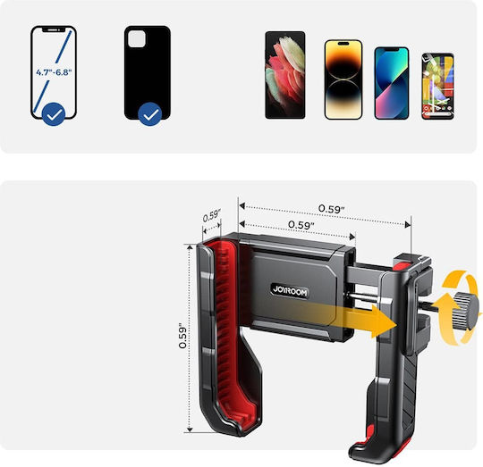 Joyroom Bicycle Mobile Phone Holder Black
