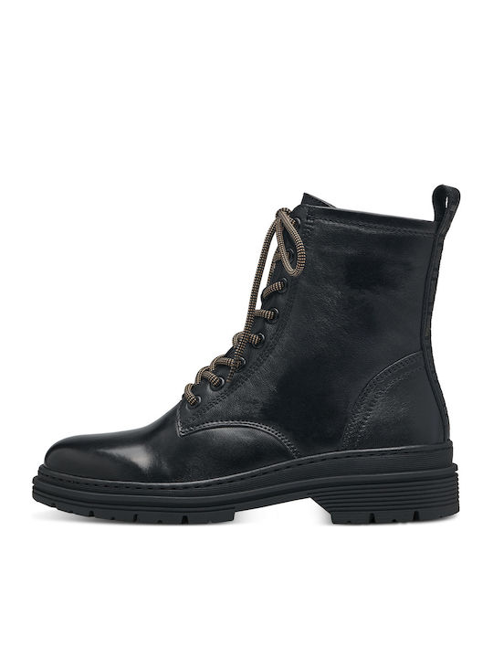 Leather Women's Ankle Boots Black