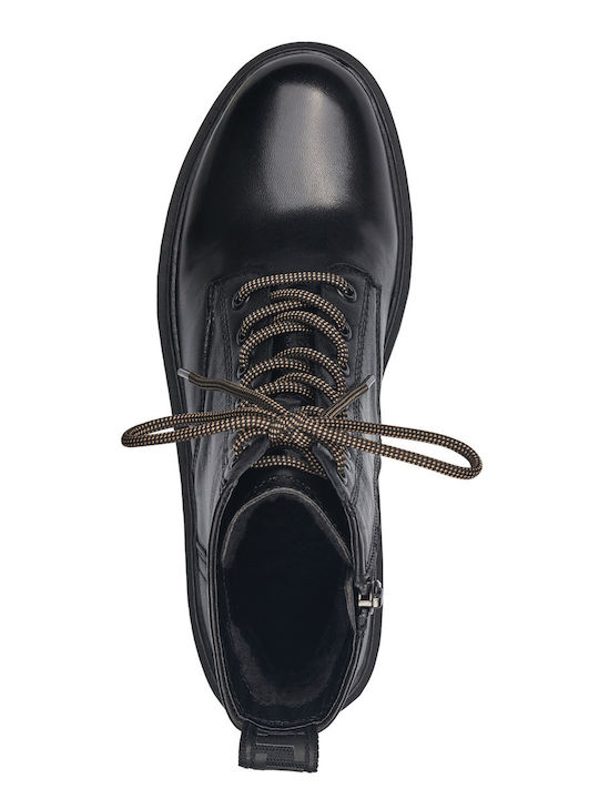 Leather Women's Ankle Boots Black
