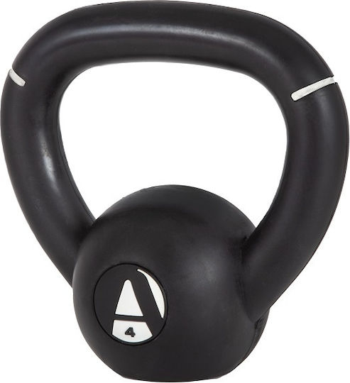 AMILA Original Kettlebell aus Gummi 24kg Schwarz