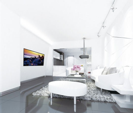 Reflecta Βάση Projector Οροφής Ceiling Mount Tapa L 700-1200 με Μέγιστο Φορτίο 12kg Ασημί