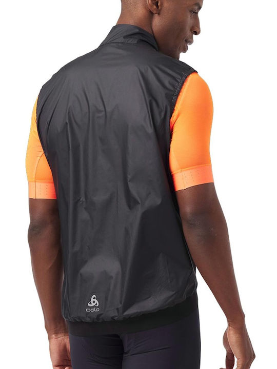 Odlo Men's Sleeveless Jacket Windproof Black