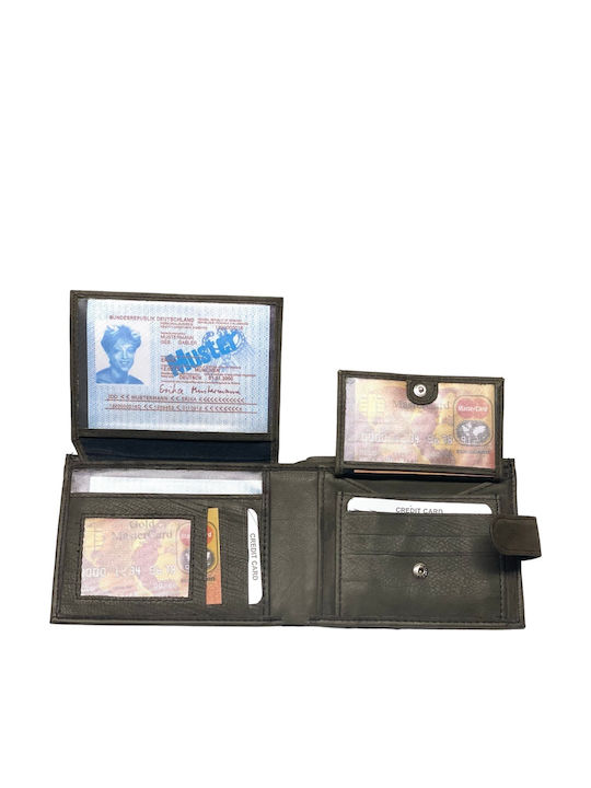 Leather Men's Wallet Classic Black