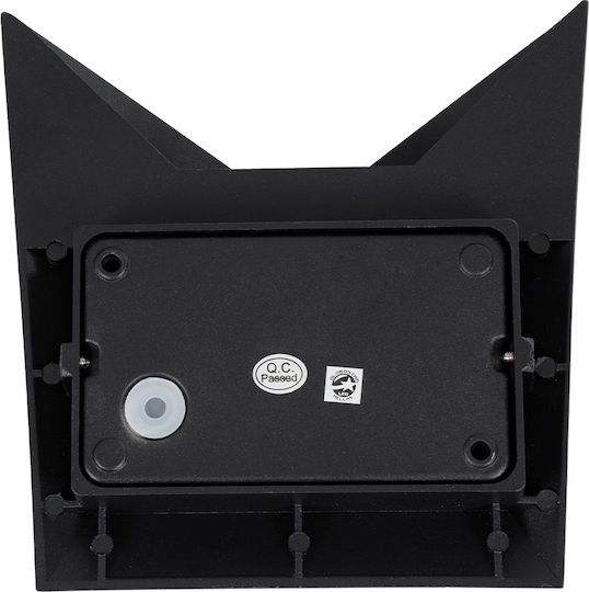 GloboStar Stealth Wall-Mounted Outdoor Ceiling Lamp LED IP65 10W with Natural White Light 17x7.5x17cm