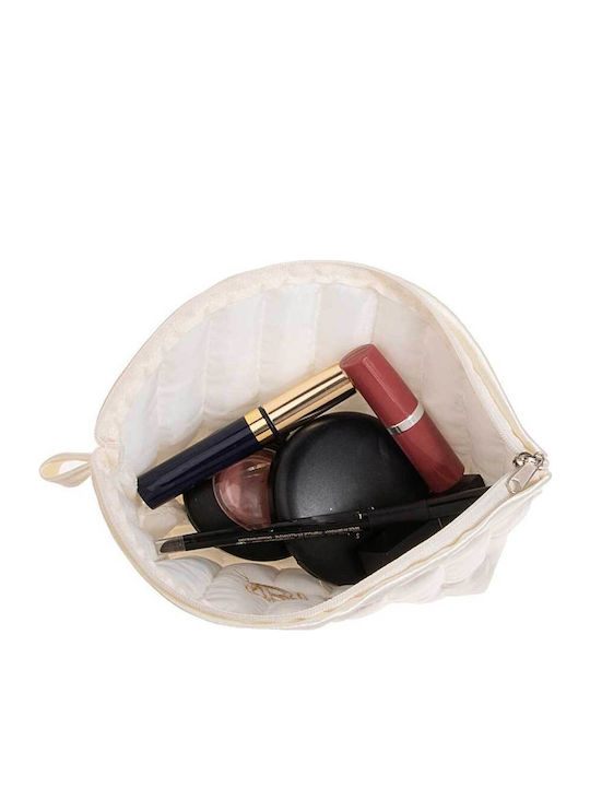 Toiletry Bag in Beige color 22cm