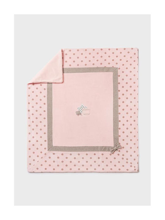 Mayoral Blanket Nursery Swaddling Blankets Pink 80x90cm.