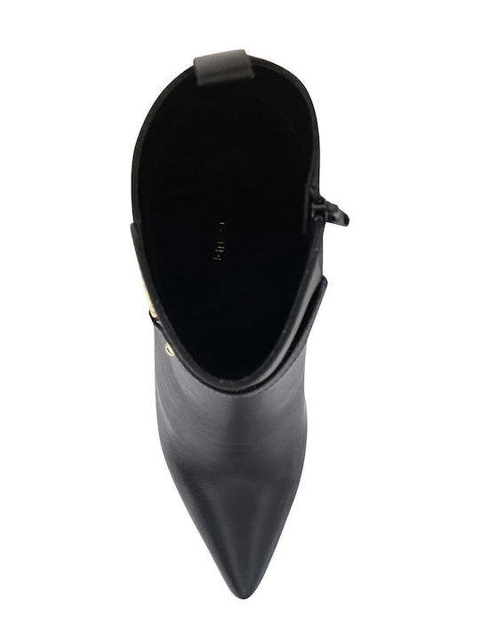 Leather Women's Ankle Boots Black