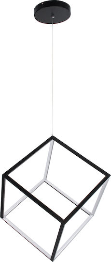 GloboStar Kiboo Hängelampe Schwarz 40x40x40cm.