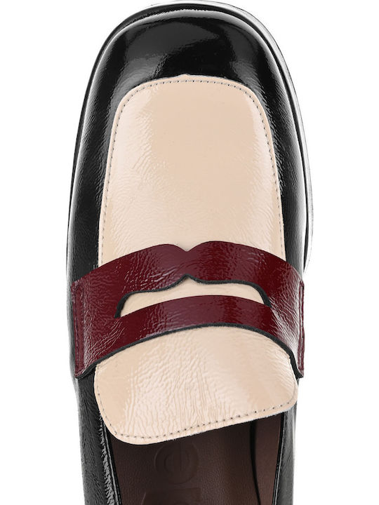 Leder Pumps Schwarz