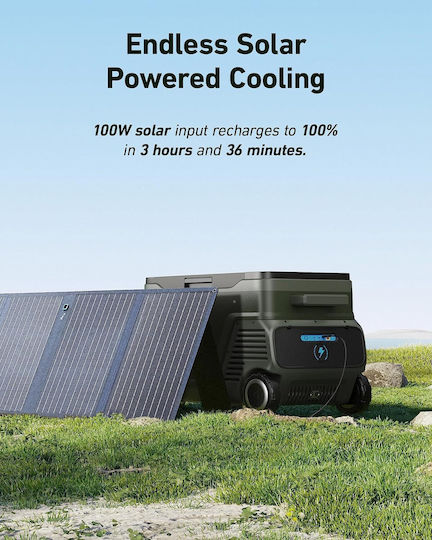 Anker EverFrost Dual-Zone Powered Cooler Tragbarer Kühlschrank 43lt Schwarze