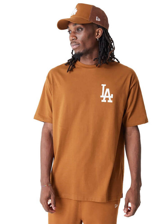 New Era LEAGUE Men's Short Sleeve T-shirt Brown