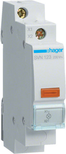 Hager Single Panel Indicator Red Light