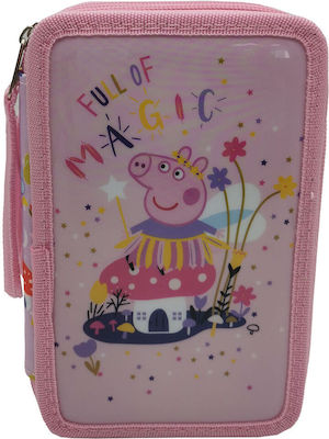 Cerda Peppa Pig Pencil Case Full with 1 Compartment Blue