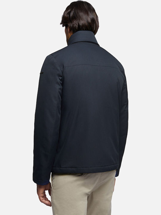 M Vincit Winter Jacket Windproof Navy Blue