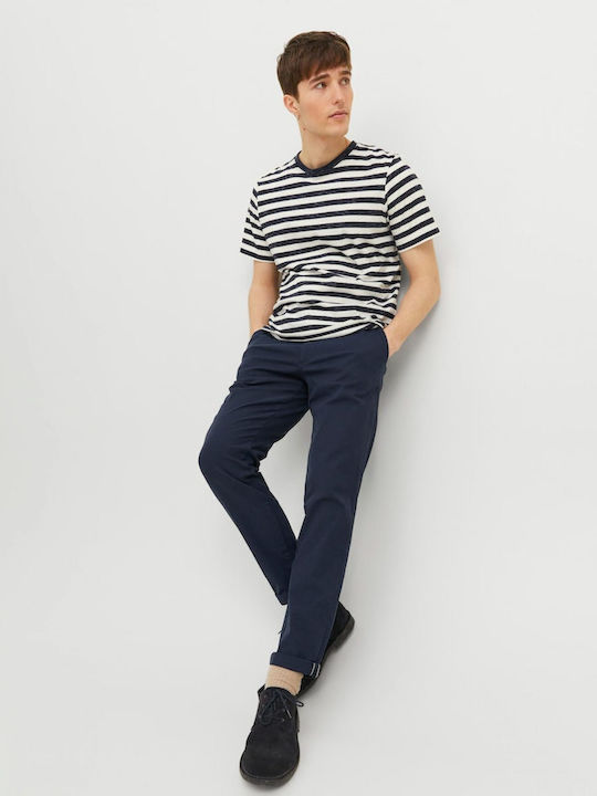 Marco Trousers Chino in Slim Fit Navy Blazer
