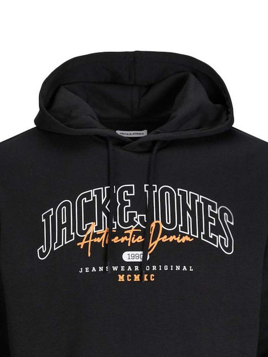 Jack & Jones Men's Sweatshirt with Hood Black