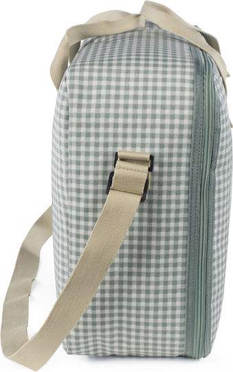 Walking Mum Maternity Shoulder Bag Handbag I Love Vichy Green 49x37x17cm