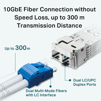 TP-LINK TL-SM5110-SR TL-SM5110SR v1 Transceiver Multi-mode SFP+ LC 1pcs