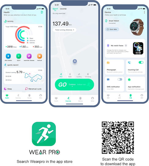 NO.1 DT5 Smartwatch (Transparent)