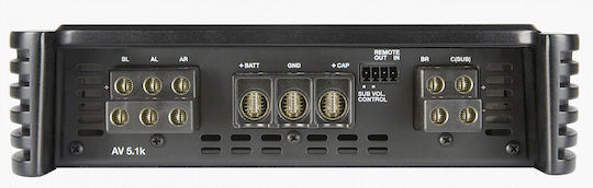 Audison Ενισχυτής Автомобилен Voce AV 5.1k HD 5 канала (Клас A)