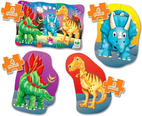 Puzzle pentru Copii Dinozauri pentru 2+ ani+ Ani 8buc The Learning Journey